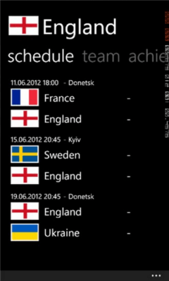 Скриншот приложения Football Championship 2012 - №2
