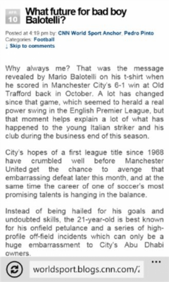 Скриншот приложения CNN Reader - №4