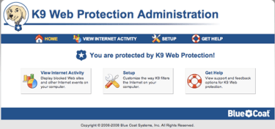 Скриншот приложения K9 Web Protection - №1