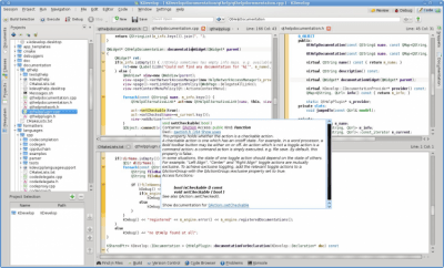Скриншот приложения KDevelop - №1