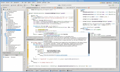 Скриншот приложения KDevelop - №3