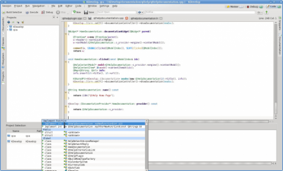 Скриншот приложения KDevelop - №4