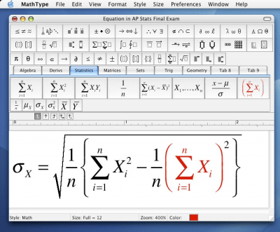 Скриншот приложения MathType - №1