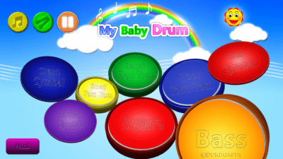 Скриншот приложения My baby Drum free - №3