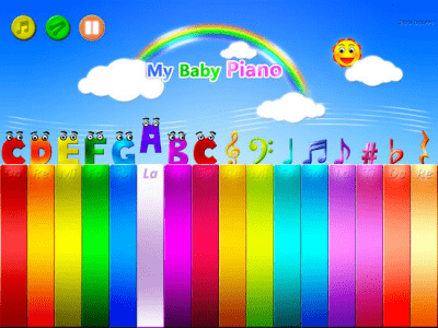 Скриншот приложения My baby piano free - №5