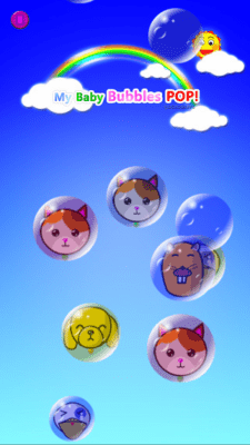 Скриншот приложения My baby game (Bubbles pop!) free - №1