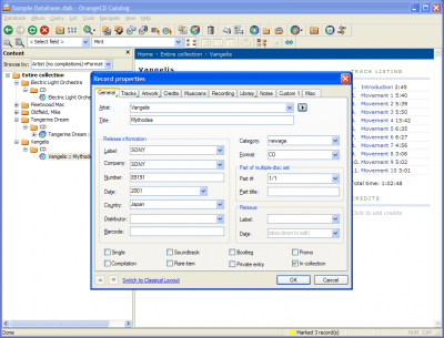 Скриншот приложения OrangeCD Player - №5