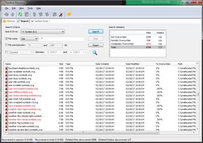Скриншот приложения Pandora Recovery - №6