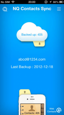 Скриншот приложения NQ Contacts Sync - №4