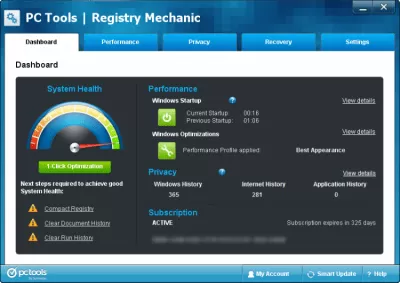 Скриншот приложения Registry Mechanic - №1