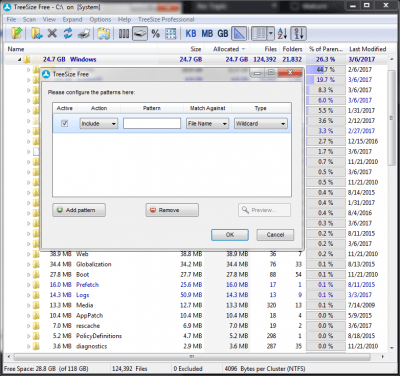 Скриншот приложения TreeSize - №4
