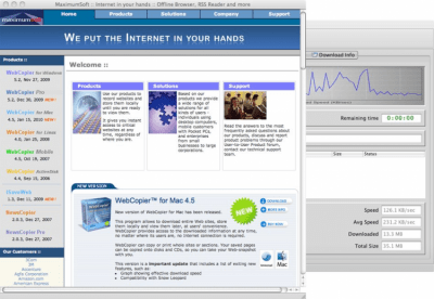 Скриншот приложения WebCopier - №3