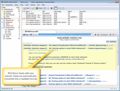 Скриншот приложения WebSite-Watcher - №3