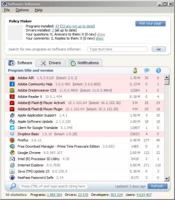 Скриншот приложения Software Informer - №1