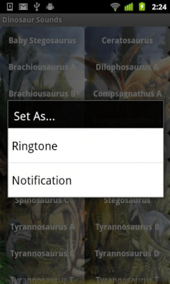 Скриншот приложения Dinosaur Soundboard - №2