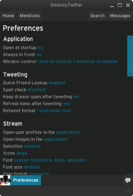 Скриншот приложения DestroyTwitter - №2