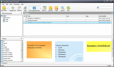 Скриншот приложения Notezilla - №3