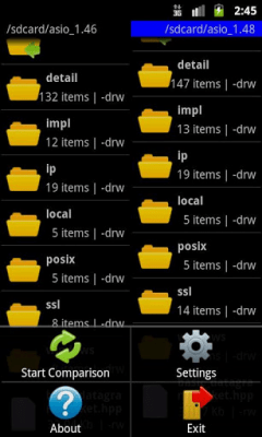 Скриншот приложения Folder Compare - №3
