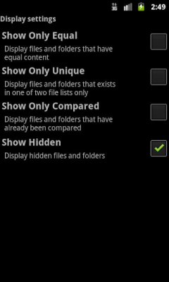 Скриншот приложения Folder Compare - №4