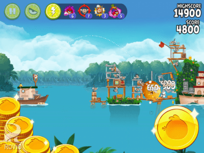 Скриншот приложения Angry Birds Rio HD - №2