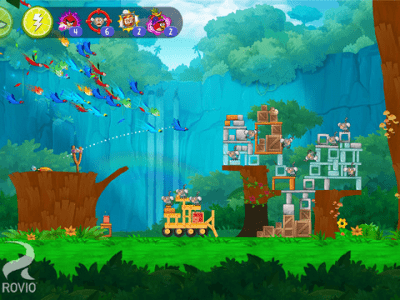 Скриншот приложения Angry Birds Rio HD - №4