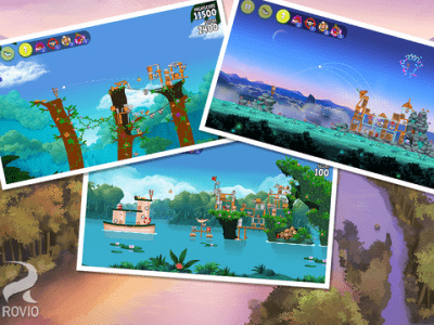 Скриншот приложения Angry Birds Rio HD - №5