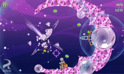 Скриншот приложения Angry Birds Space - №3