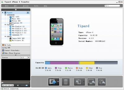 Скриншот приложения iPhone 4 Transfer Standard - №1