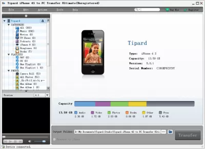 Скриншот приложения iPhone 4S to PC Transfer Ultimate - №1