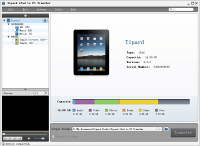 Скриншот приложения Tipard iPad to PC Transfer Standard - №1