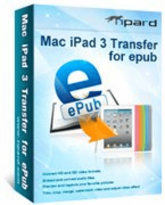 Скриншот приложения Tipard Mac iPad 3 Transfer for ePub - №1