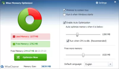 Скриншот приложения Wise Memory Optimizer - №1