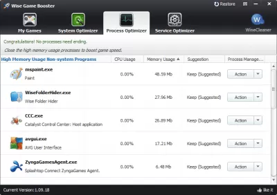 Скриншот приложения Wise Game Booster - №3