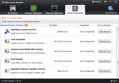 Скриншот приложения Wise Game Booster - №4