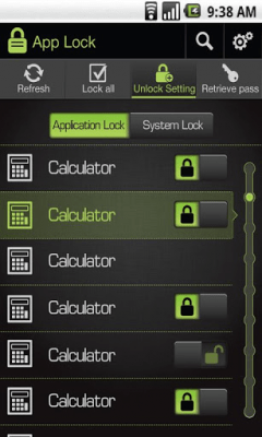 Скриншот приложения AppLock Free - №2