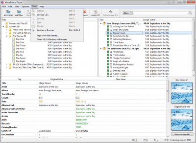 Скриншот приложения MusicBrainz Picard - №4