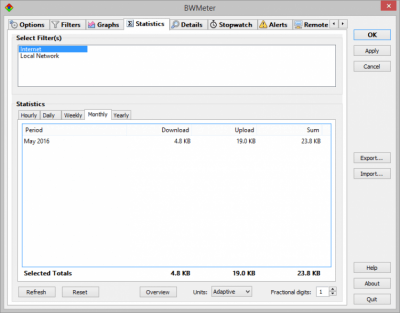 Скриншот приложения BWMeter - №4