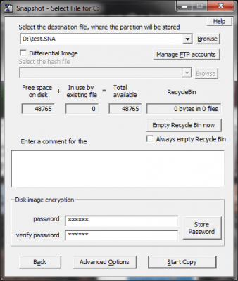 Скриншот приложения Drive SnapShot - №3