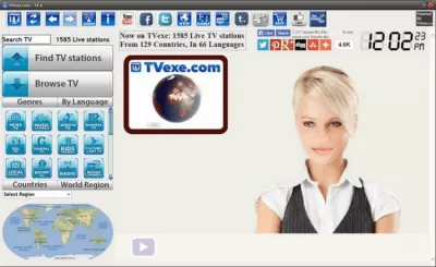 Скриншот приложения TVexe TV HD - №1