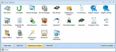 Скриншот приложения Puran Utilities - №1