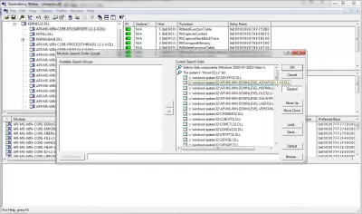 Скриншот приложения Dependency Walker - №3
