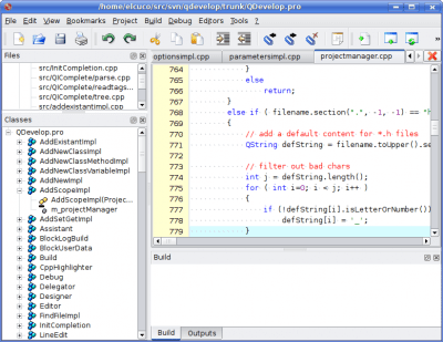 Скриншот приложения QDevelop - №1