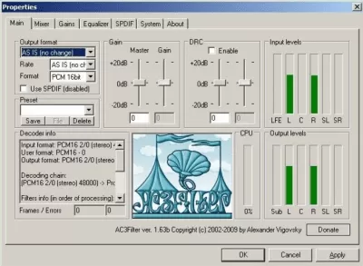 Скриншот приложения AC3filter - №1