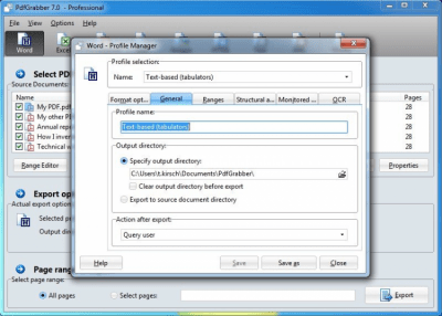 Скриншот приложения PdfGrabber - №3