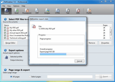 Скриншот приложения PdfGrabber - №5