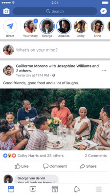 Скриншот приложения Facebook - №5