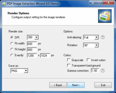 Скриншот приложения PDF Image Extraction Wizard - №5