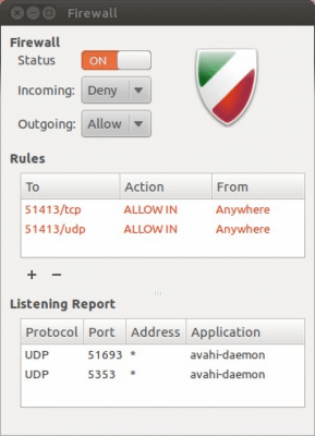 Скриншот приложения Gufw - №3
