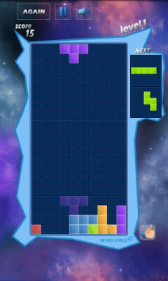 Скриншот приложения Tetris Space - №1