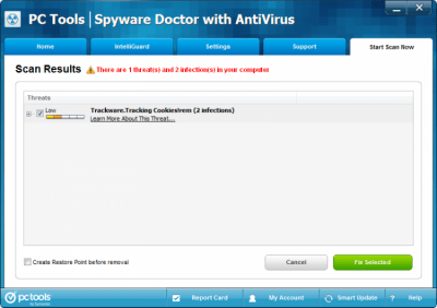 Скриншот приложения Spyware Doctor with AntiVirus - №2